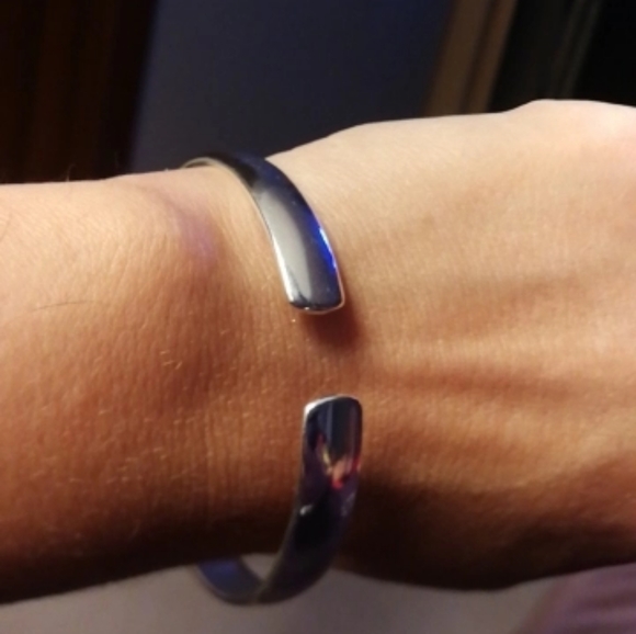 NEW Large Classic 925 Sterling Silver Cuff | Open Adjustable Size - Picture 5 of 11